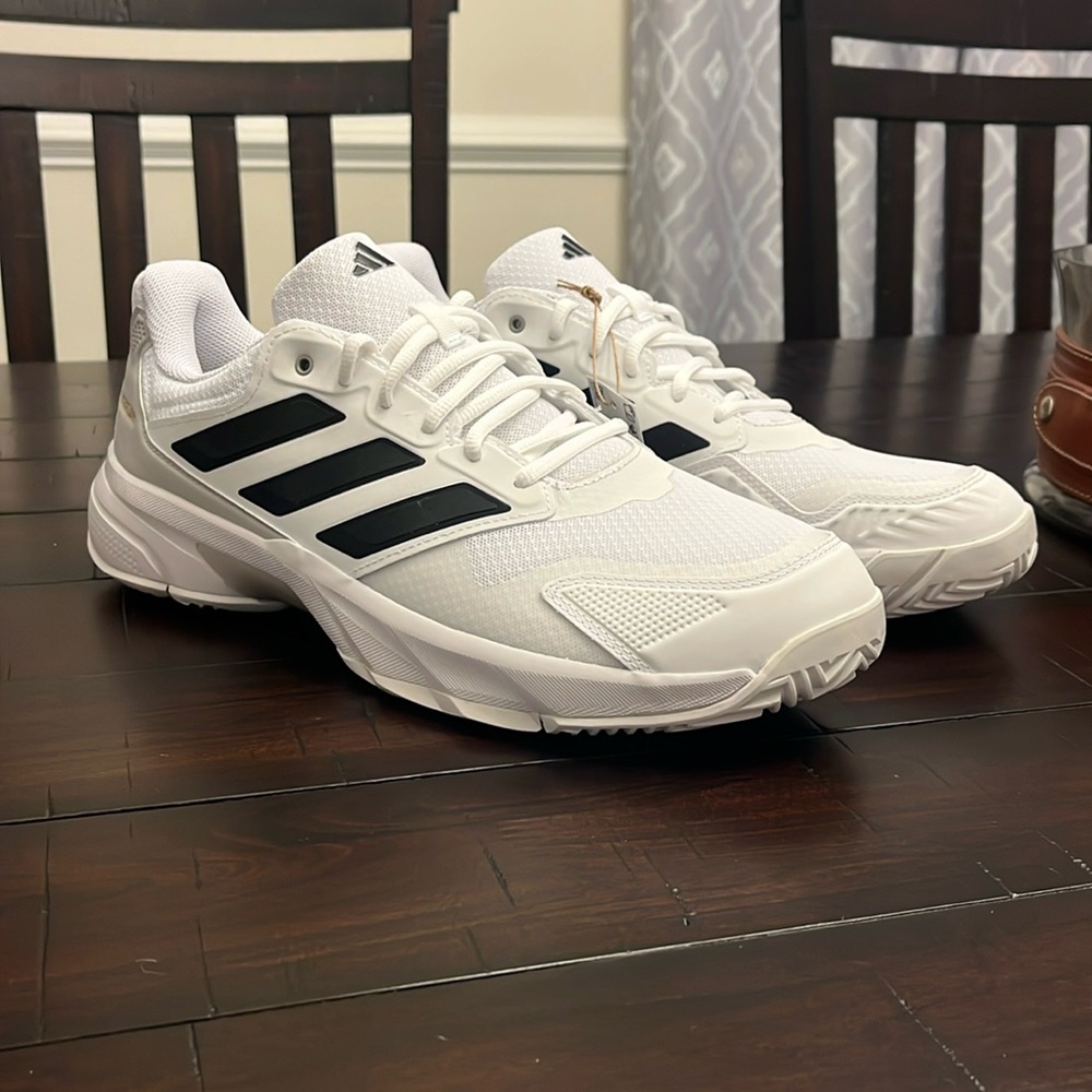 Adidas Courtjam Control 3 M Tennis Shoes Sneakers IF7888 Pickleball Mens Size 12